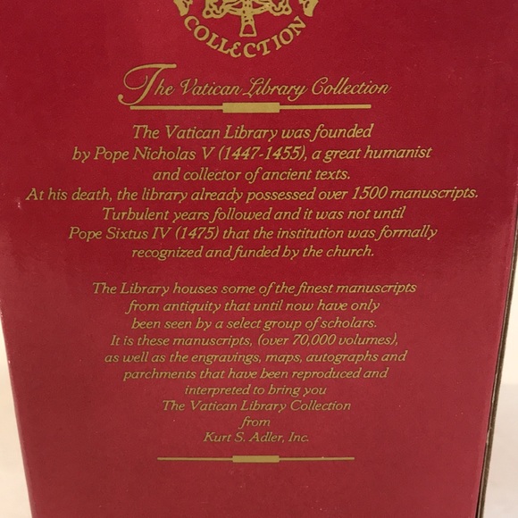 Madonna Mary Jesus Statue Vatican Library w/ Box - Picture 8 of 8